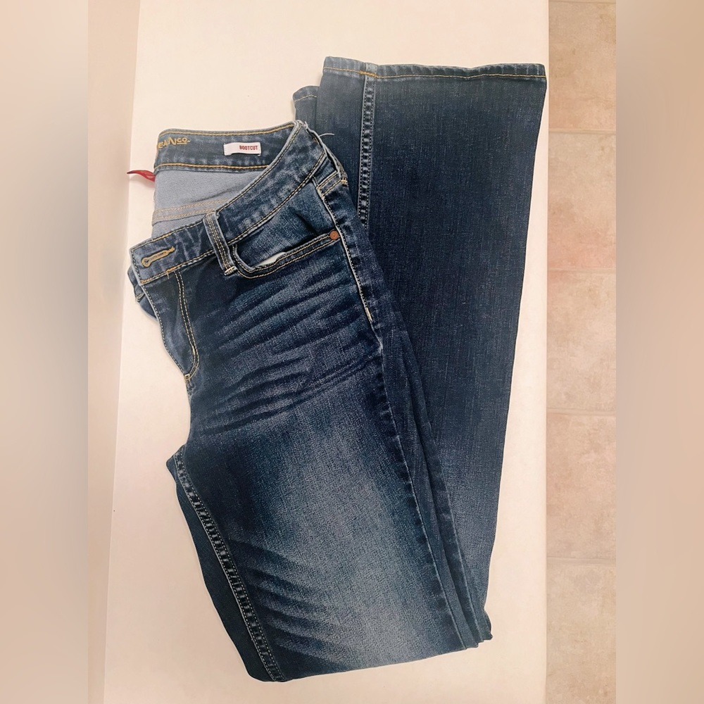 Arizona Jean Company Size 5 Juniors Low Rise Bootcut Blue Jeans